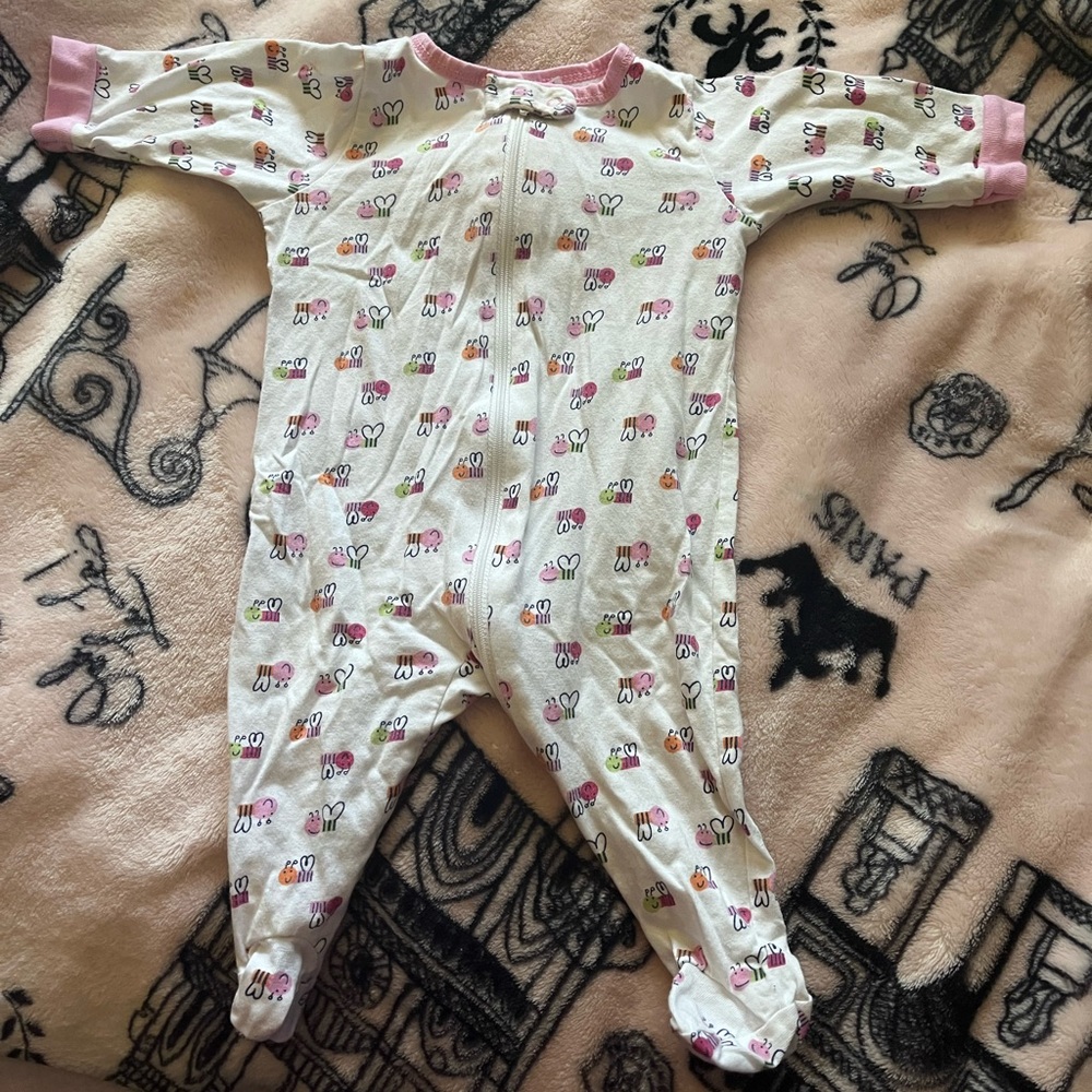 Gerber’s white baby onsie